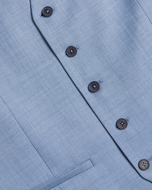 ORIONW-Suits-SOFT BLUE SHARKSKIN VEST- Ted Baker Romania